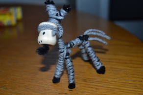 Pipe Cleaner Donkey