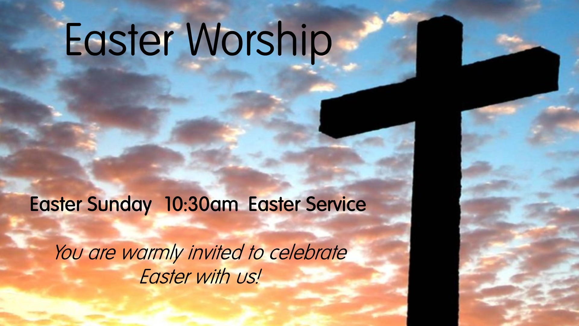 Easter Service Flyer